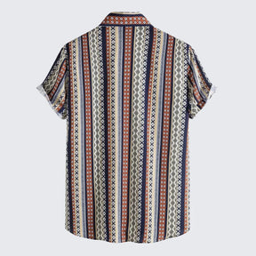 Camisa Masculina Manga Curta Santorini